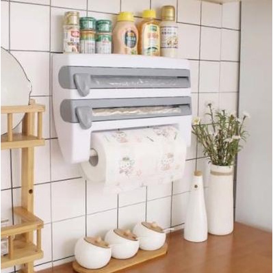 

Promo Awal tahun NEW TRIPLE PAPER DISPENSER TISU DAPUR ALUMUNIUM FOIL CLING WRAP Promo Awal tahun