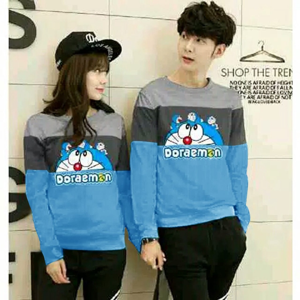 promo  KC88-Sweater Couple Kimono  Doraemon/Sweater Couple/Kaos Couple/Sweater Pasangan