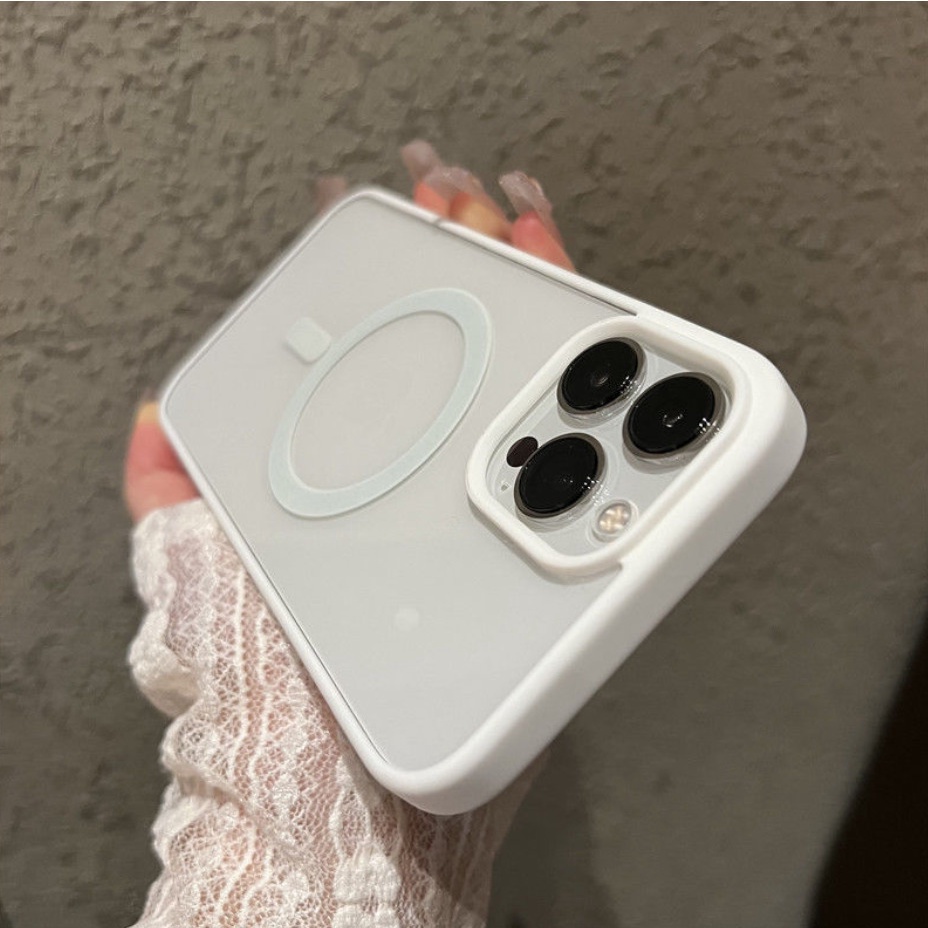 Case Magnetik Transparan Untuk iPhone 12 13 11 Pro Max X Xs Max Xr erhv