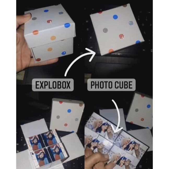 

infinity photo cube custom, rubik foto mirah , album foto , kado cewek cowok , hadiah , infinity cube custom , kado custom , magic photo cube