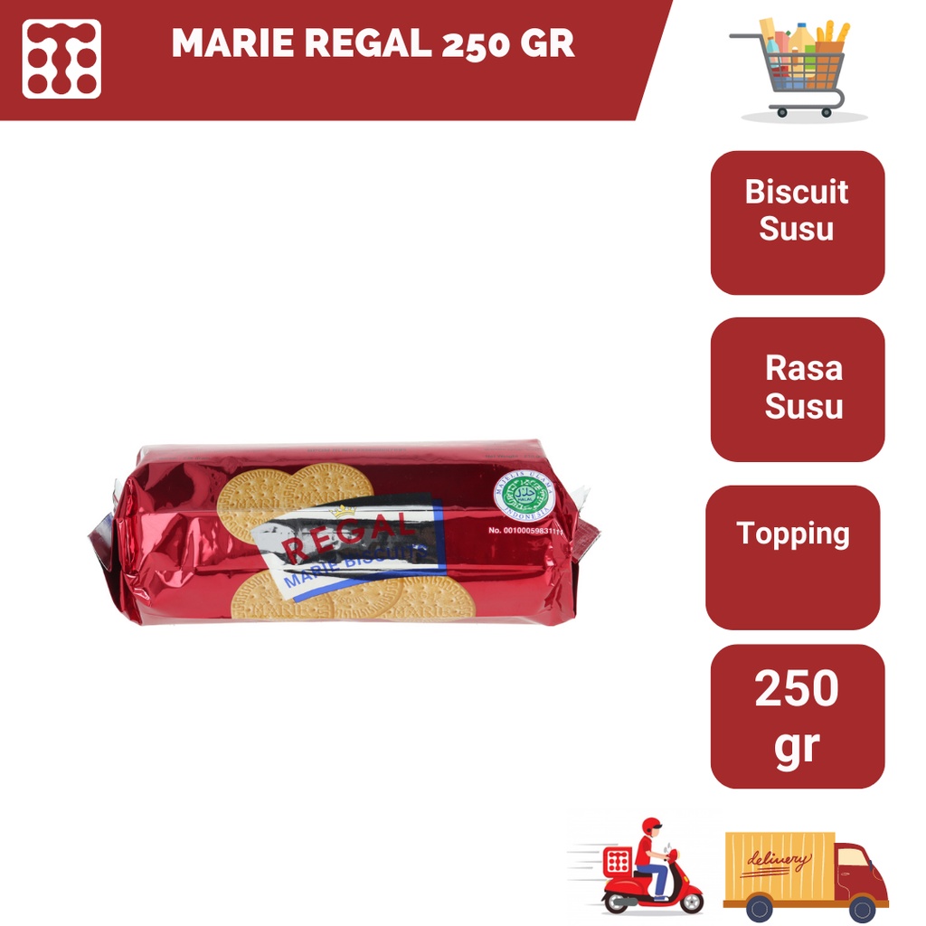 

Marie Regal 250gr / Biskuit Susu