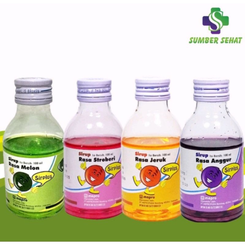 

Sirplus Sirup Pemanis Obat//Sirplus Sirup Orange//sirplus Strowberry//Sirplus Melon//Sirplus Anggur