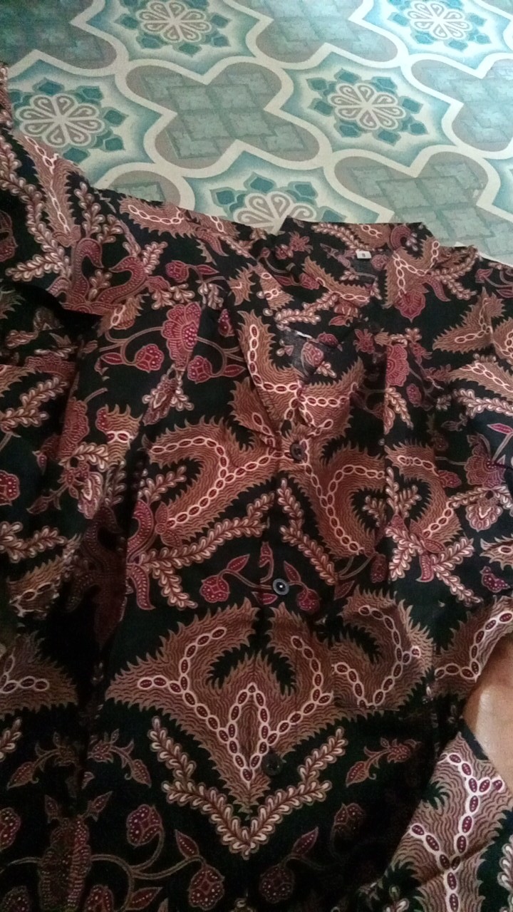 Couple Batik Ayah Dan Anak Bahan Katun Halus Primisima 40s