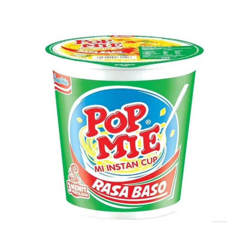 

POP MIE Mi Instan Cup Baso