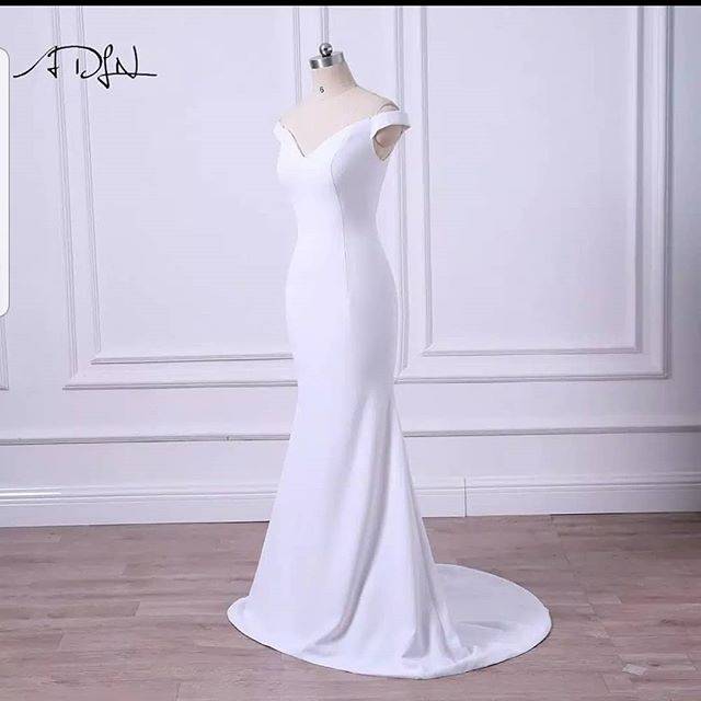 dress pengantin simple