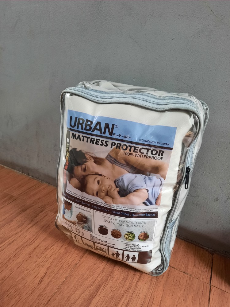 Bed Cover Protector Urban Seprei Waterproof King Size 180x200 Velve