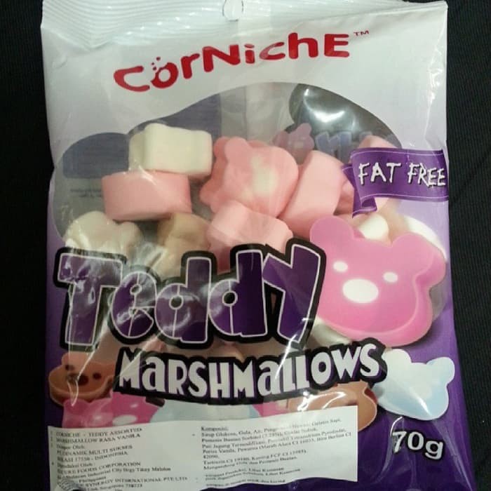 

Promo Corniche Teddy Assorted Marshmallow 70 Gram Marshmallows Marsmallow Diskon