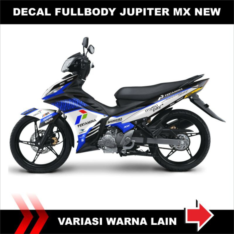 Decal Yamaha jupiter mx 135 Variasi Pertamina Mandalika