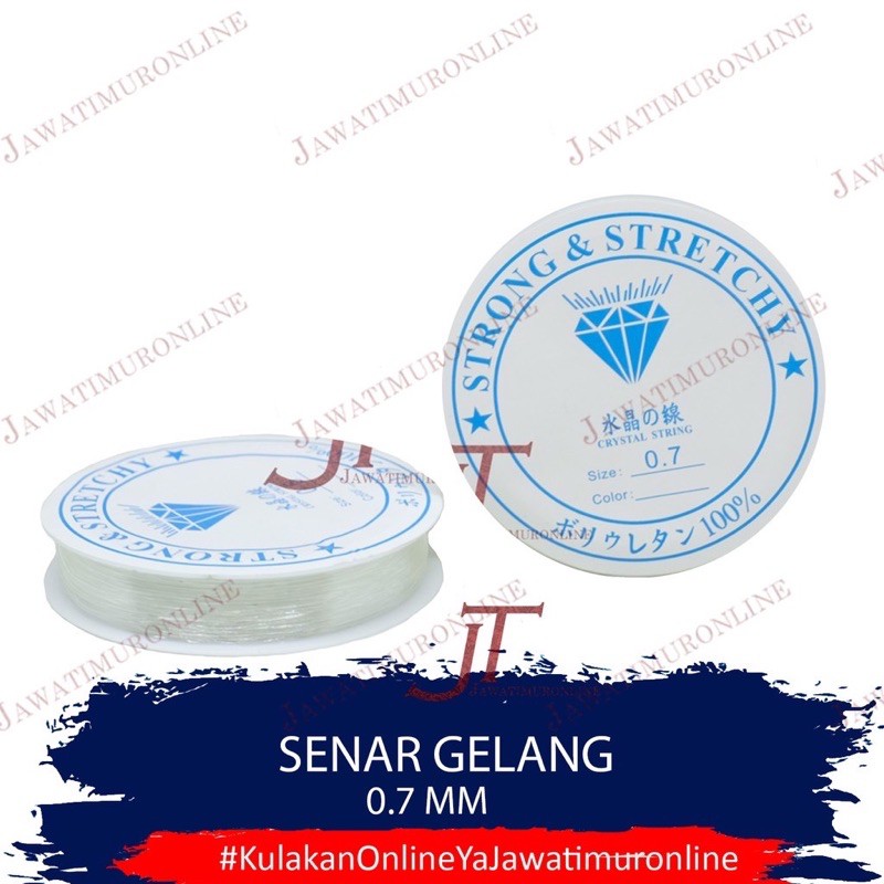 Tali Senar Elastis - Senar Gelang Manik 0,7 mm