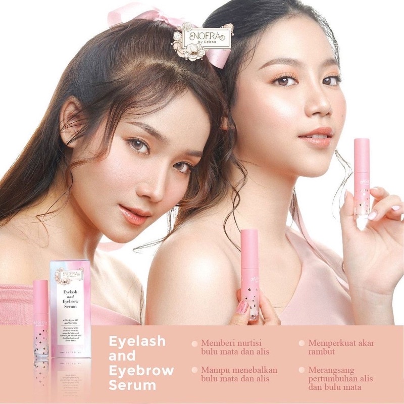 NOERA Eyelash &amp; Eyebrow Serum 4ml BPOM | Penumbuh Alis Bulu Mata, Pelebat Alis Bulu Mata