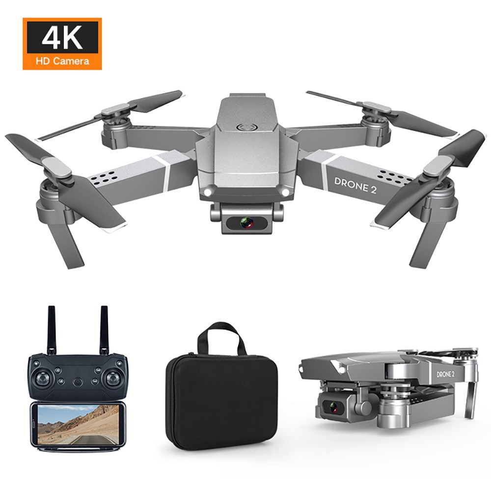 E68 Drone RC Quadcopter dengan Kamera Wifi 4 Axis