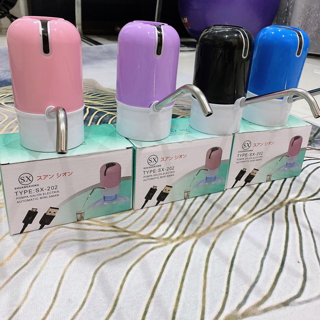 Pompa Galon Elektrik Recharge Dispenser Air Galon Charge DISPENSER USB