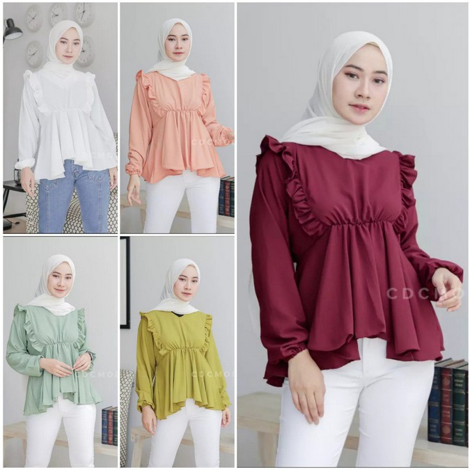 NunuLisaTan - Blouse Atasan Wanita Terbaru Murah BLOUSE