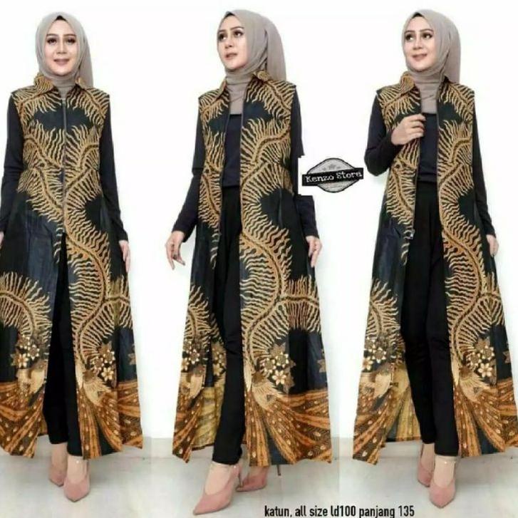 Recomended.. CARDIGAN PANJANG TANPA LENGAN