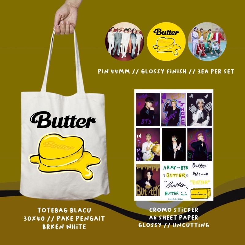 BTS BUTTER FANKIT PACK PAKET LENGKAP BANGTAN