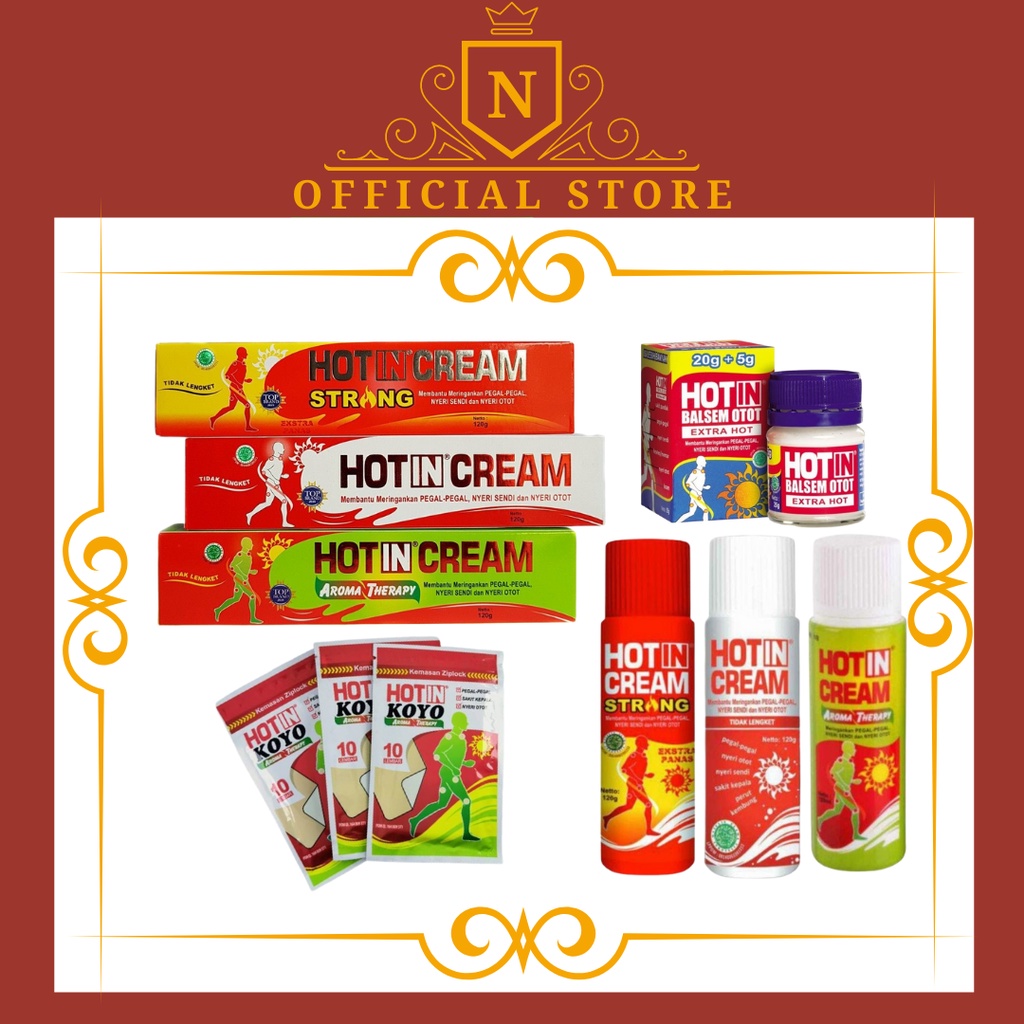 Hot in Cream Tube/ Hot in Cream Botol/ Hot in Balsem/ Hot in Koyo
