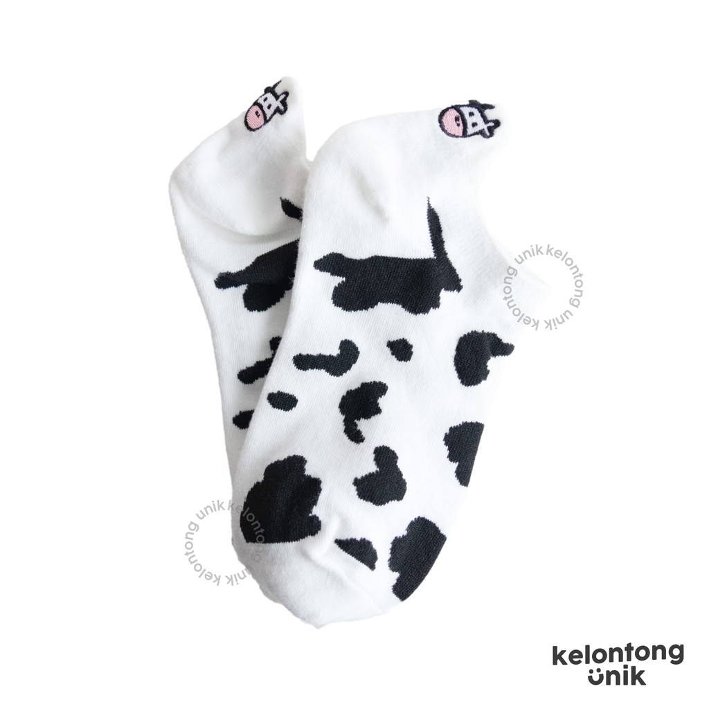 SAPI POLOS - Kaos Kaki Pendek Semata Kaki/ Kaos Kaki Ankle Dewasa Wanita-KWMV-004