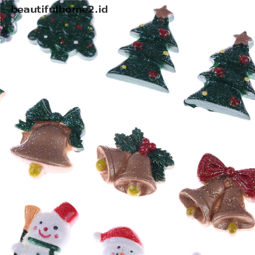 (Beautifulhome2) Buku Literatur Bahasa MandarinId 10pcs / Set Miniatur Pohon Natal / Snowman Untuk Dekorasi Rumah Boneka Diy