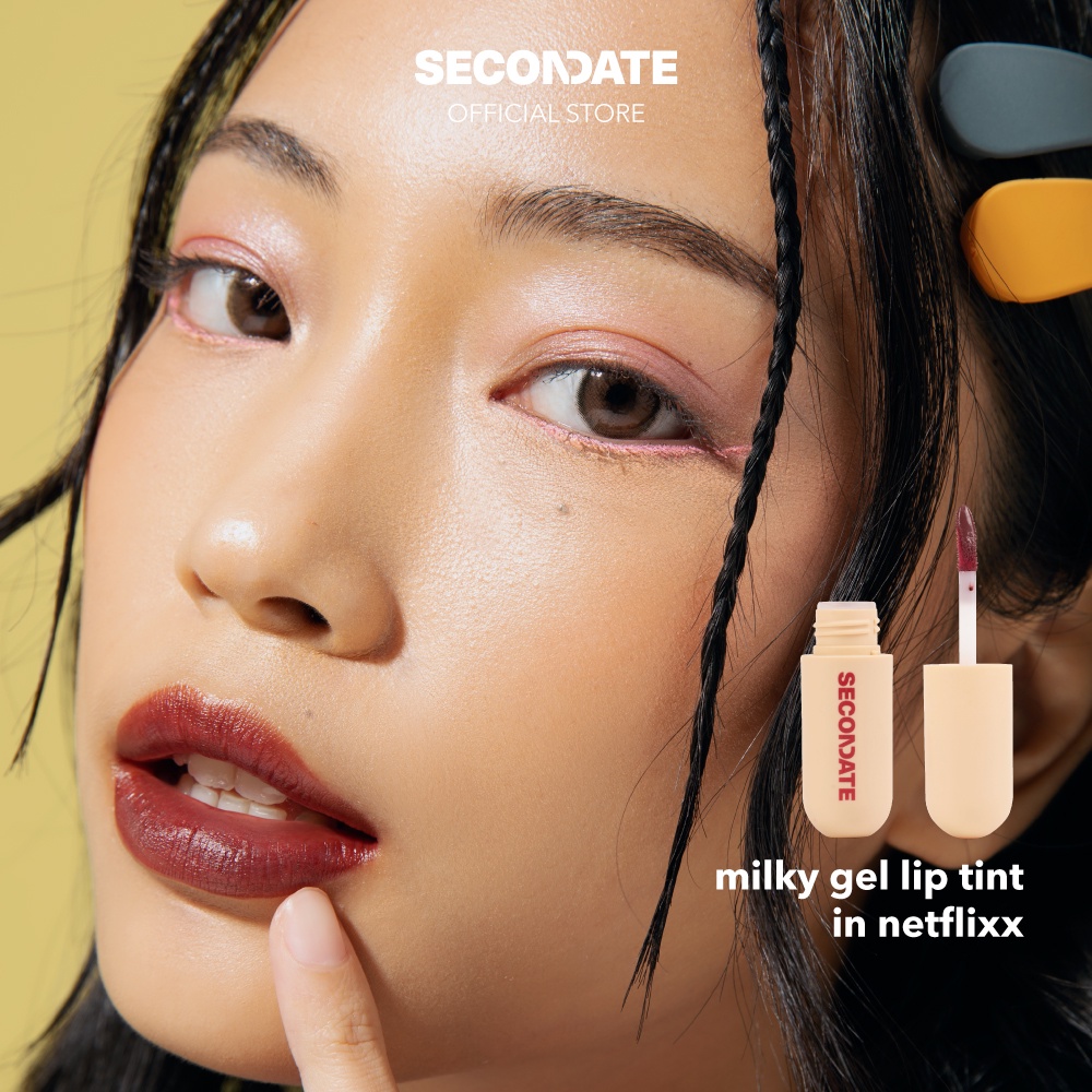 SECONDATE Milky Gel Lip Tint Netflixx