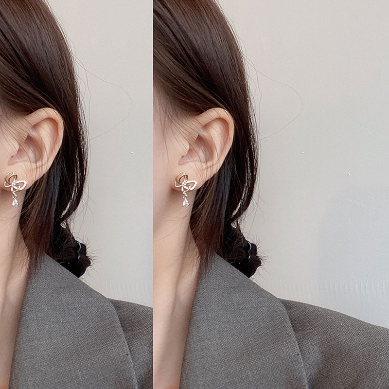 Anting AT196 Perak / Silver S925 Anting Unik Lucu Keren Fashion Wanita / Deluna/BS