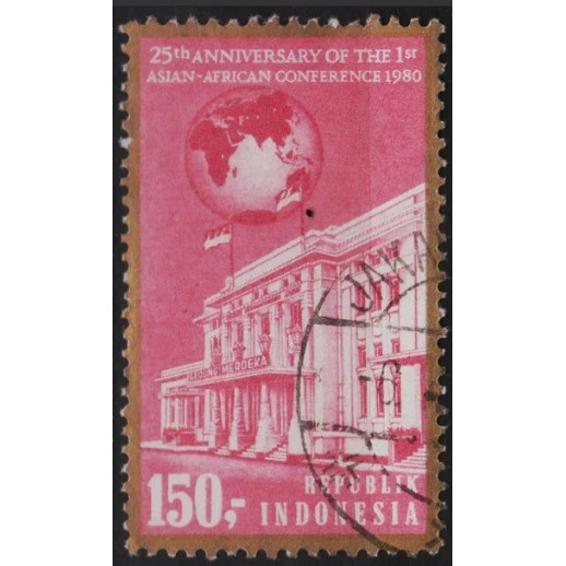 

Perangko Filateli A2-29 Indonesia VFU 1v 24.04.1980 AA Conf 25TH Anniv.