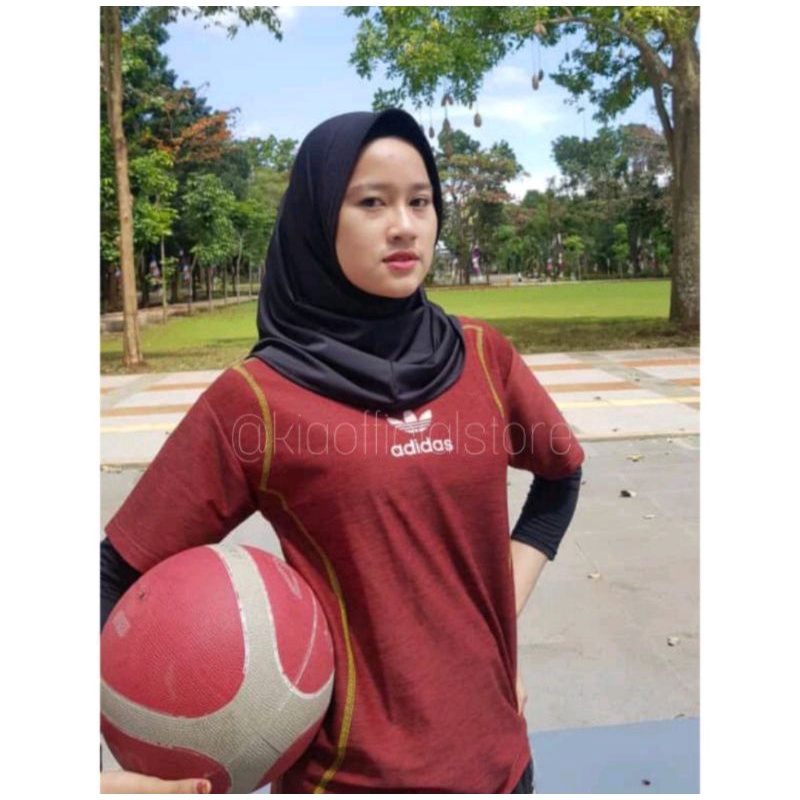 JILBAB SPORT °° HIJAB SPORT STANDAR°° jilbab sport kain jersey murah