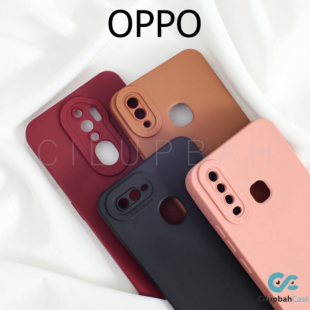 ProCamera Oppo F9 A5S A1K A3S A15 A37 A5 A533 2020 7I 4F - Silicone Matte Edge Case