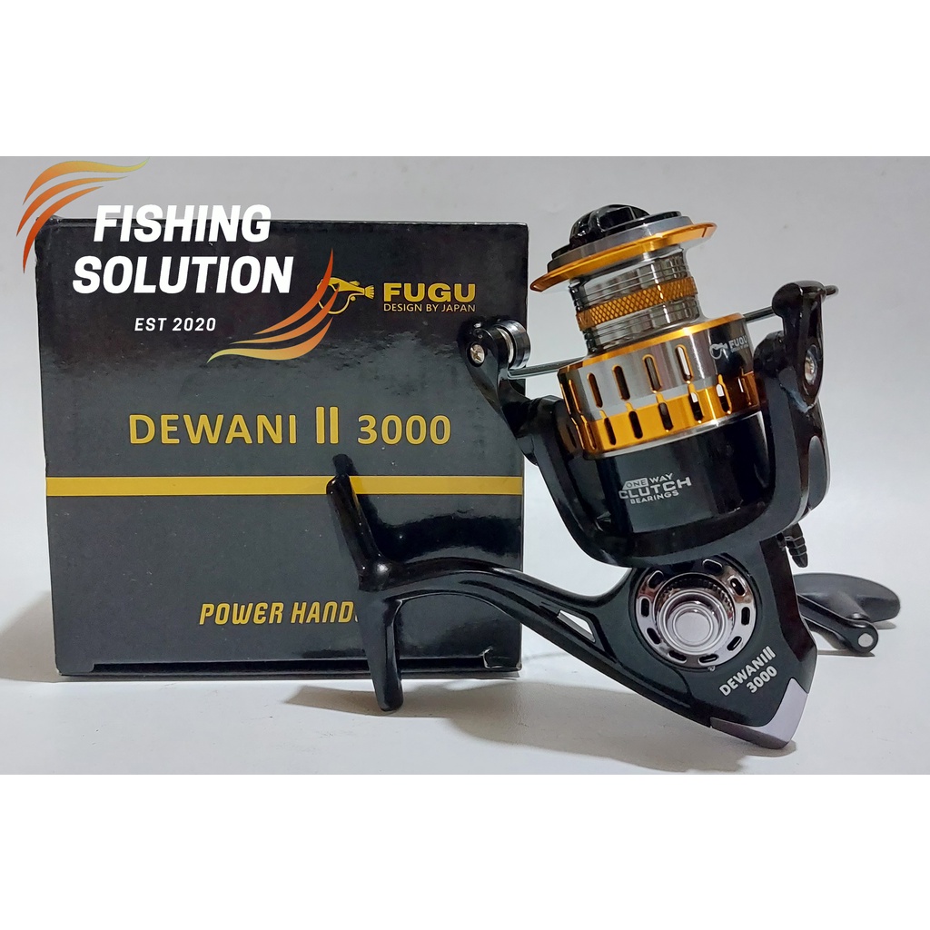 Reel Pancing Fugu Dewani II Ukuran 3000 Power Handle Design By Japan
