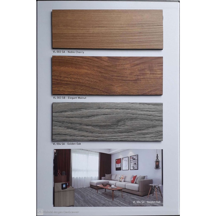 Vinyl Plank Homega 3mm untuk 3,34m2 - Lantai Vinyl Murah