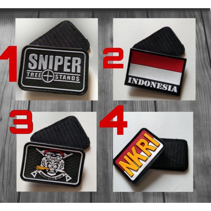 emblem patch ruber Velcro