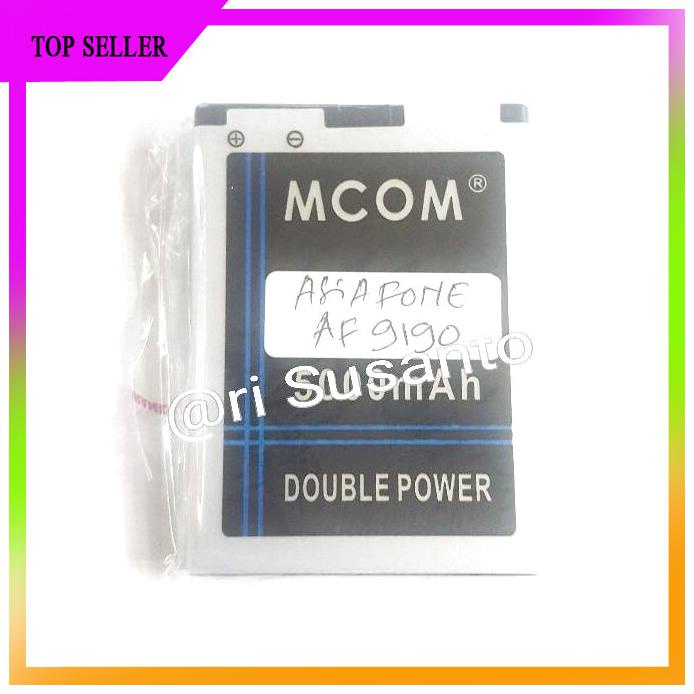 ACC HP BATERAI MCOM ASIAFONE AF9190 AF 9190 DOUBLE POWER 5000MAH