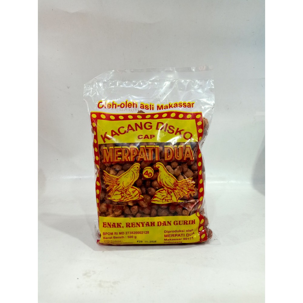 

Kacang Disco Original Merpati Dua 500gr