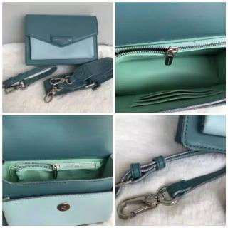 Tas Wanita Charles and Keith ENVELOPE BLUE TOSKA  ARMY BATA  