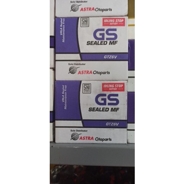 aki accu GS astra GS GTZ6V mf aki kering gs gtz6v