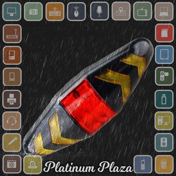 WASAFIRE Lampu Sepeda Rem Sein Kiri Kanan Turn Signal Taillight dengan Remote - LY037`3QNKBU-- Black
