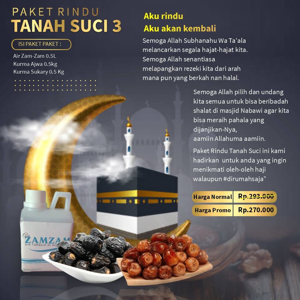 

Paket Rindu Tanah Suci 3