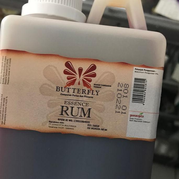 

Essence Rum Butterfly 1kg | Rum Koepoe Koepoe 1 kg | Perisa Kupu