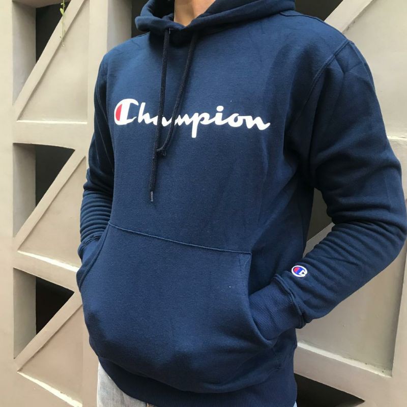 jaket hoodie champion original