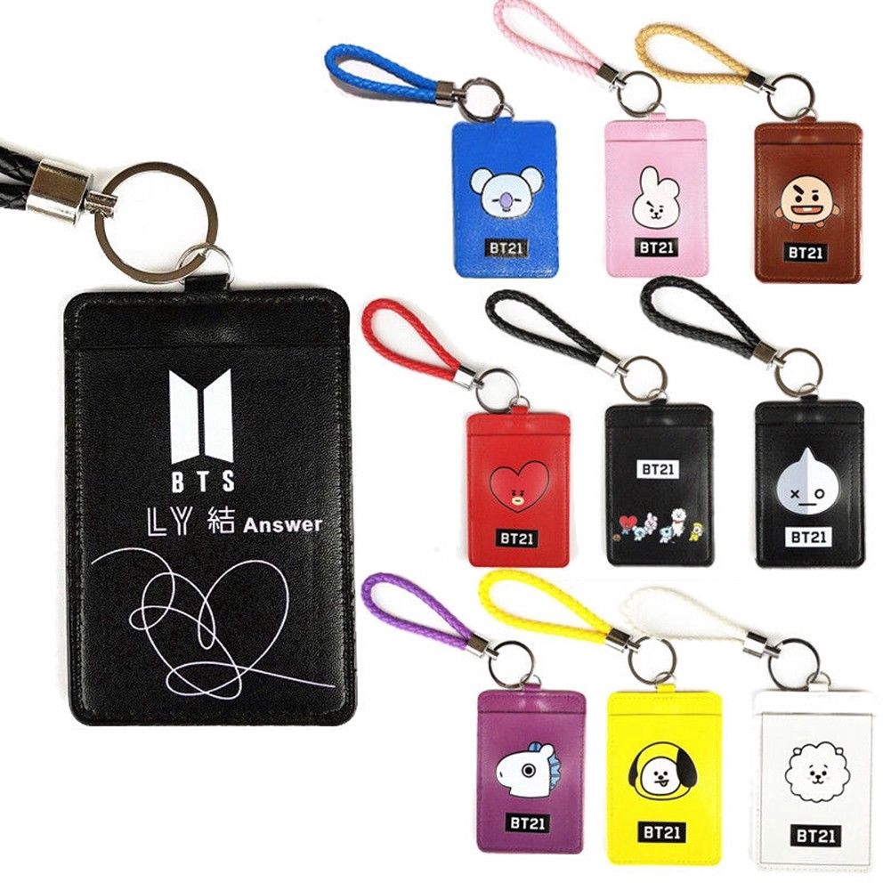 KPOP BTS Bt21 Gantungan Kunci Desain Kartun EXO BLACKPINK TWICE