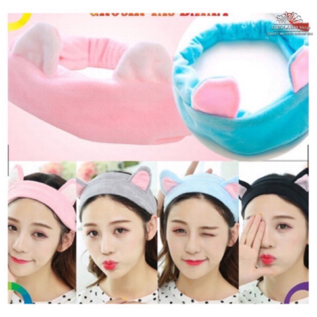 BANDANA MANDI HEADBAND BANDO PITA KUPING-1