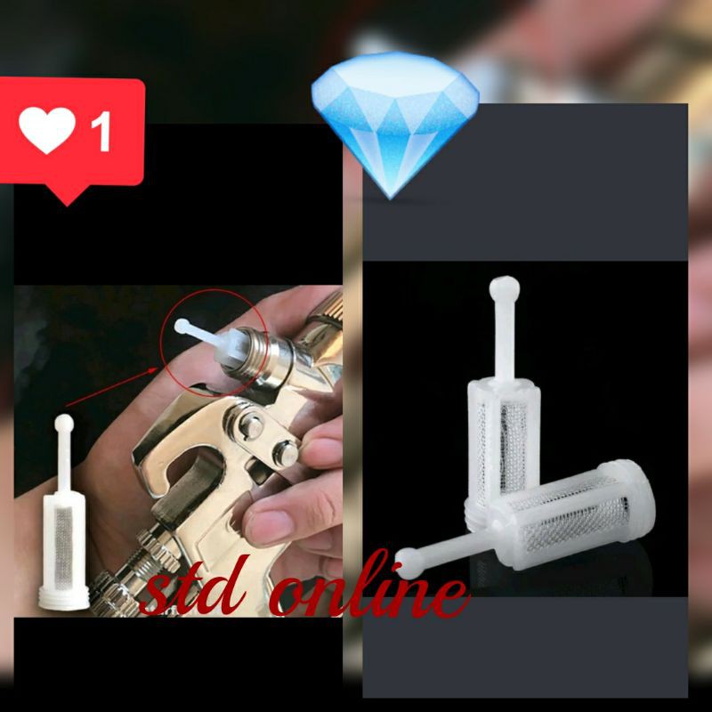Filter spray gun gravity tabung atas SARINGAN FILTER SPRAY GUN