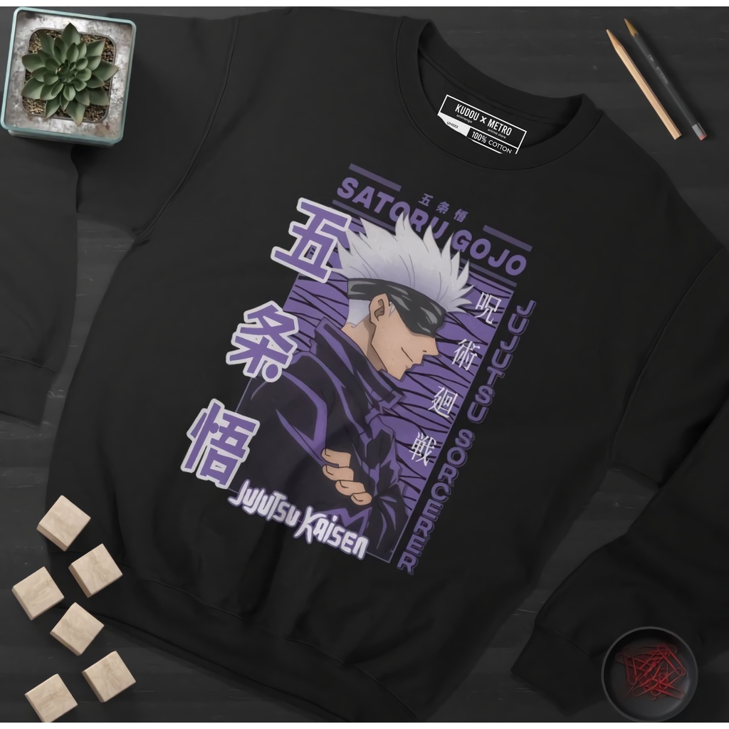 Crewneck Gojo Satoru Ultimate Anime Manga Jujutsu Kaisen Premium Unisex