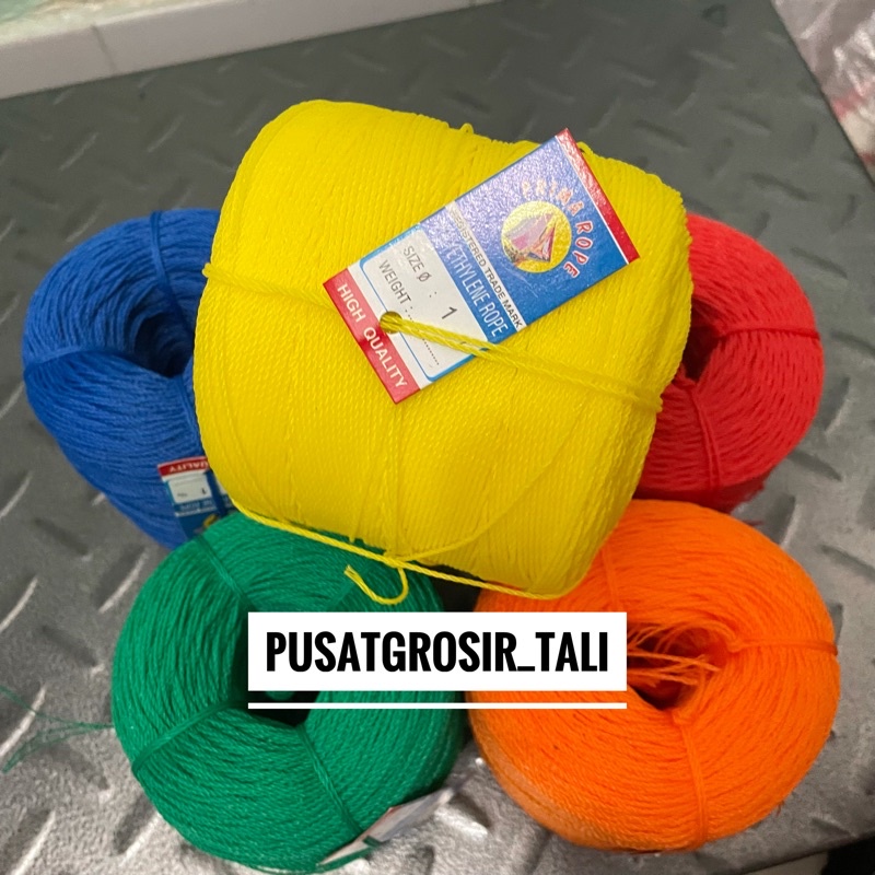 

Tali Lato Latoo Tambang Kecil 1mm Material PE Plastik 1mm +/- 200 METER 1 ROL