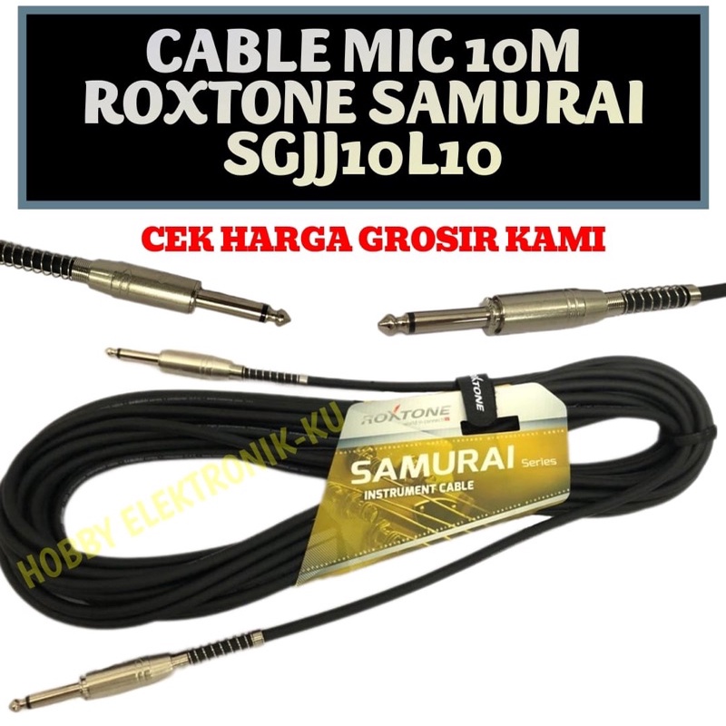 CABLE MIC 10M ROXTONE SAMURAI SGJJ100L10