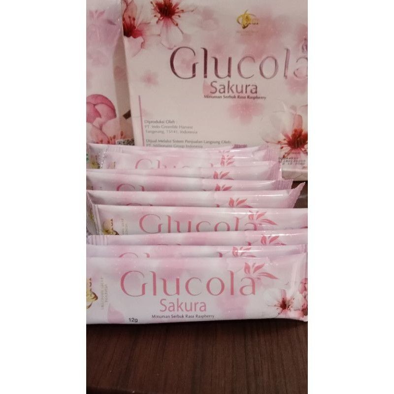 GLUCOLA SAKURA MCI original 100%✔️pemutih badan✔️penghancur miom kista✔️suplemen promil✔️on booster 