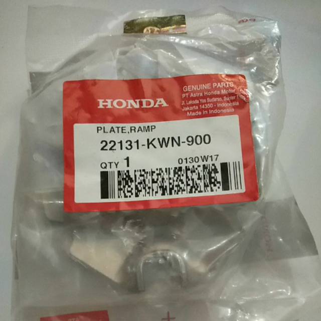 Plat Rumah Roller Plate Frame Honda Vario 125 22131 KWN 900