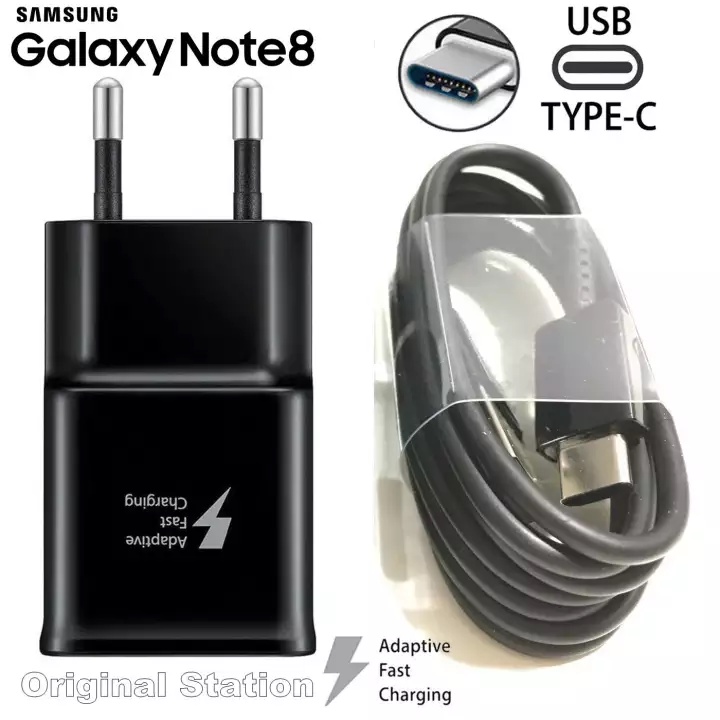 Charger Samsung Original 100% Tipe-C Fast Charging / Charger Samsung S10 S9 S8 A70 A50 A30 M30 M20 .