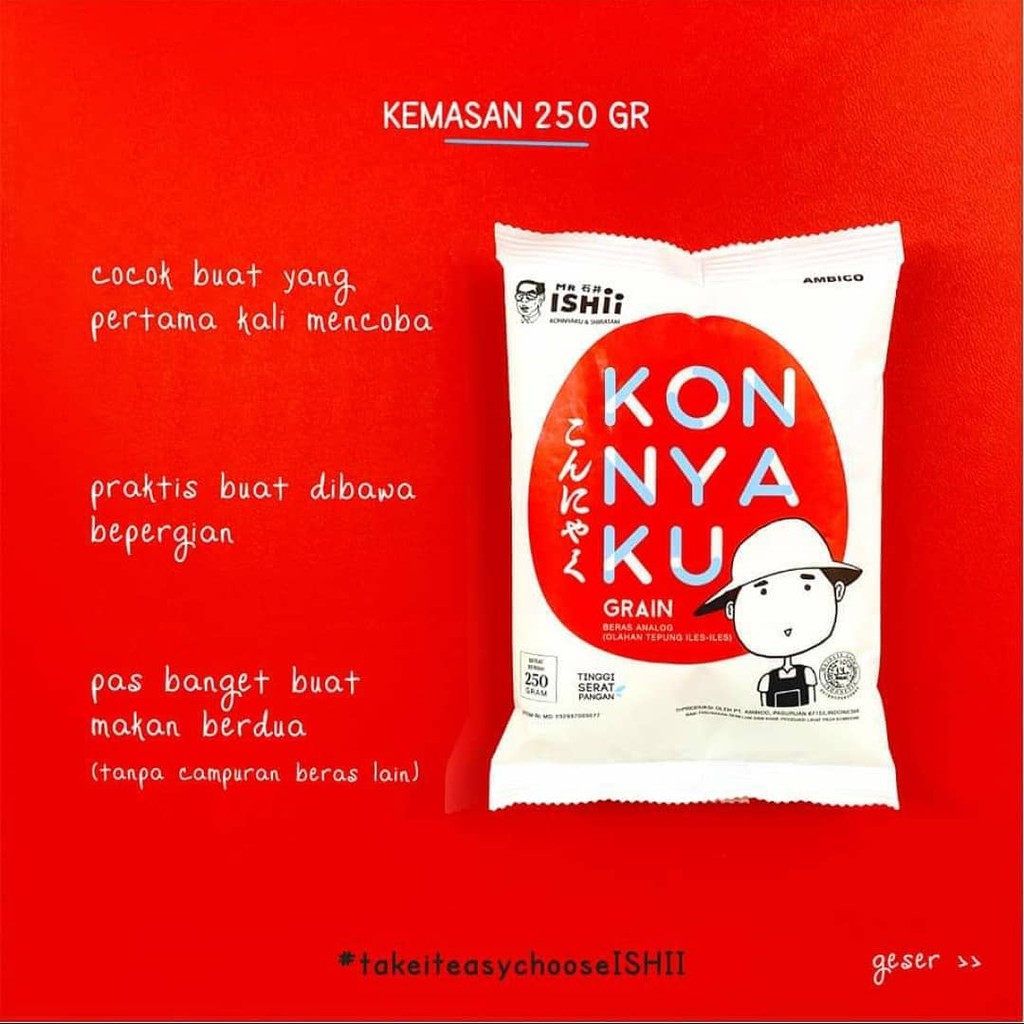 Beras Shirataki / Shirataki Rice 250gr Cocok Untuk Diet