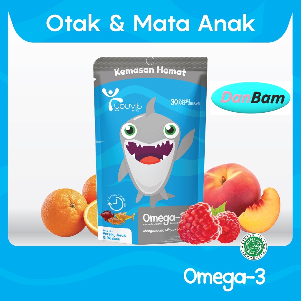 Youvit Isi 30 Dewasa, Anak, Omega-3, Multimum dan Beauti Multivitamin Superberries