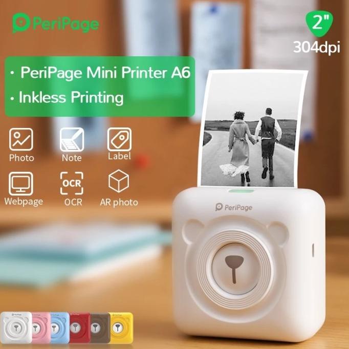 

Peripage Mini Pocket Wireless Bt Thermal Printer Picture Photo Label M Ubeystore